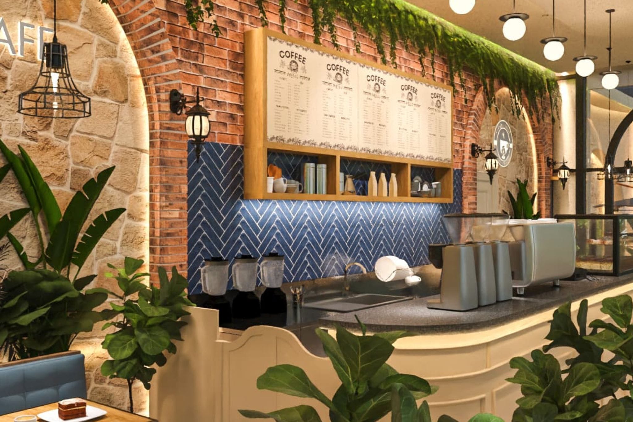  lưu ý khi thi công quán cafe phong cách rustic